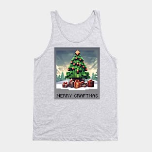 Merry Craftmas Tree Tank Top